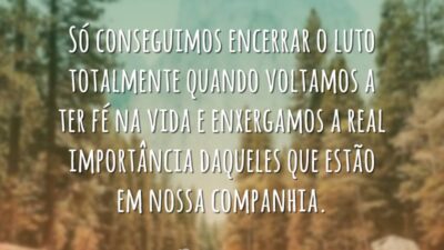 Conseguimos encerrar o luto