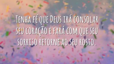 Deus irá consolar