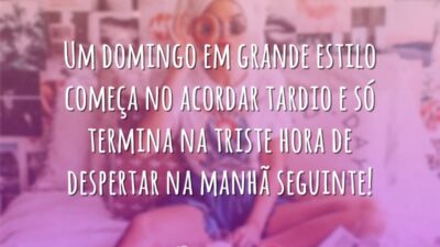 Domingo em grande estilo