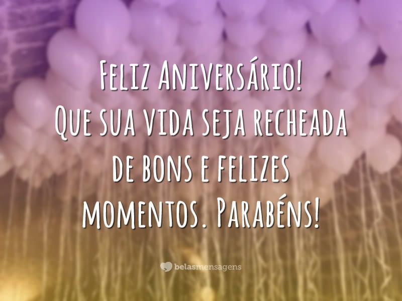 Mensagens de Aniversário - Belas Mensagens