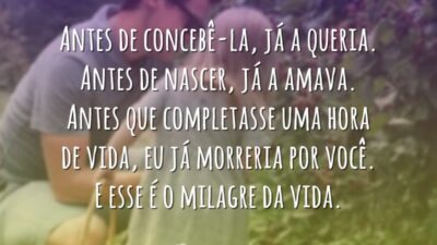 Filha, sempre te amei