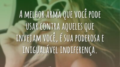 Indiferença contra a inveja