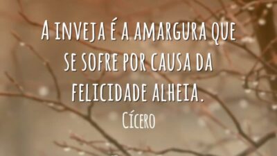 Inveja é amargura