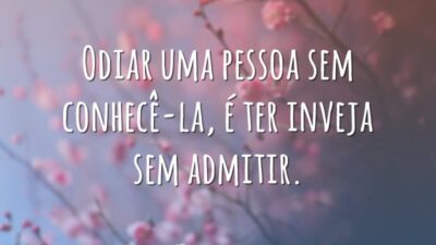 Inveja sem admitir