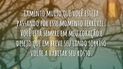 Lamento muito