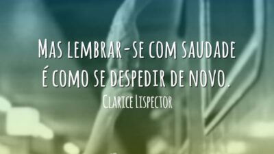 Lembrar-se com saudade