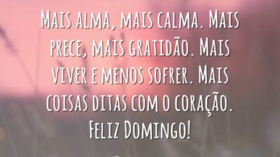 Mais alma, mais calma