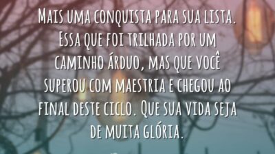 Mais uma conquista