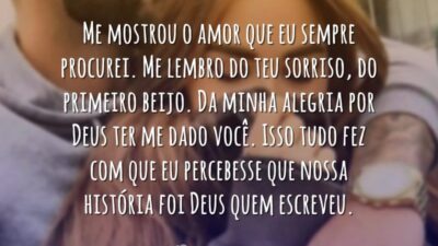 Me mostrou o amor