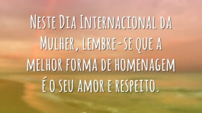 A melhor forma de homenagem
