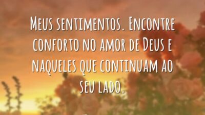 Encontre conforto no amor