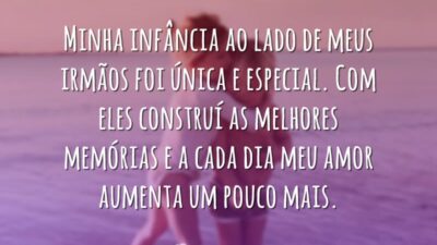 Minha infância única