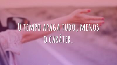 O tempo apaga tudo