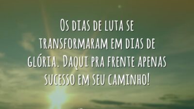 Os dias de luta