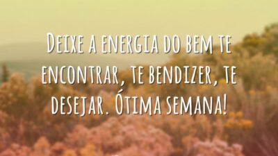 Ótima semana