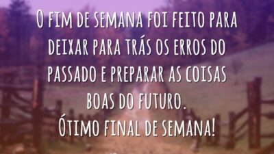 Ótimo final de semana