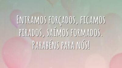 Parabéns para nós