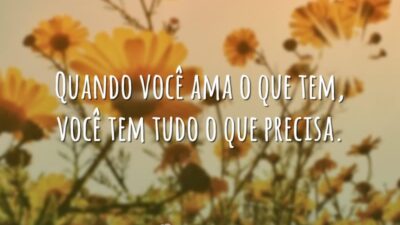 Quando você ama