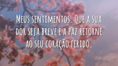 Que a dor seja breve
