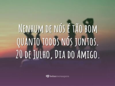 Somos melhores juntos