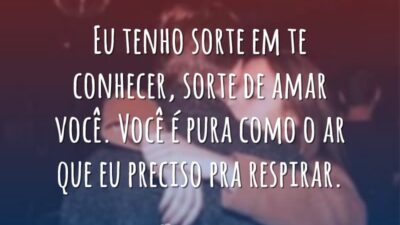 Sorte em te conhecer