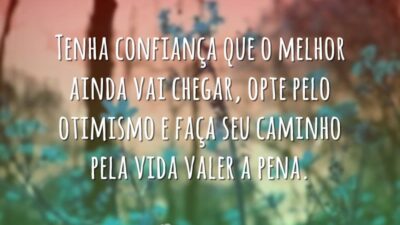 Tenha confiança