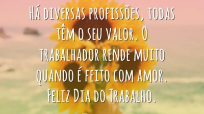 Toda profissão tem valor