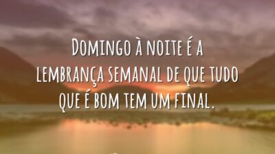 Tudo tem um final