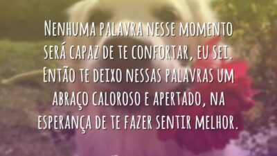 Um caloroso abraço