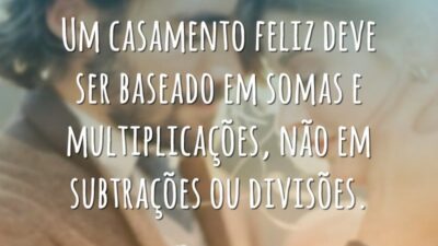 Um casamento feliz