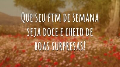 Um doce fim de semana