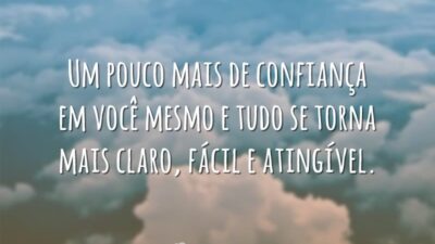 Um pouco de confiança