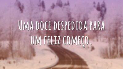 Um doce despedida