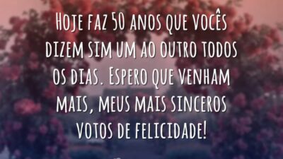 50 anos dizendo sim