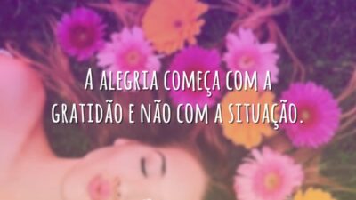 A alegria começa