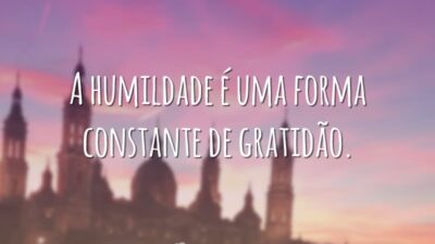 A humildade é uma forma