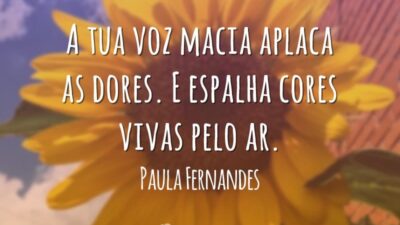 A tua voz macia