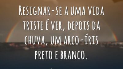Arco-íris preto e branco