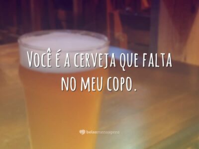 Cerveja no meu copo