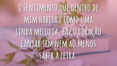 Como uma linda melodia
