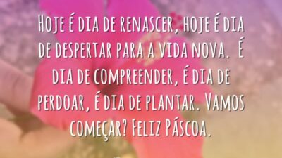 Dia de renascer