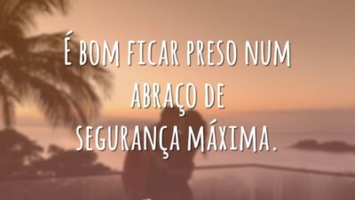 É bom ficar