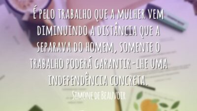É pelo trabalho