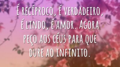 É recíproco, é verdadeiro
