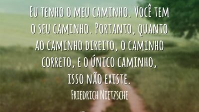 Eu tenho o meu caminho. Você tem o seu caminho. Portanto, quanto&hellip;