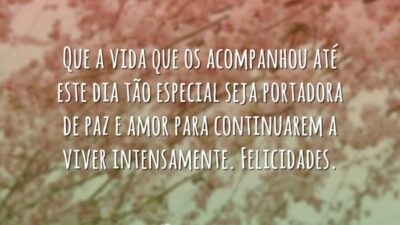 Felicitações pelas Bodas