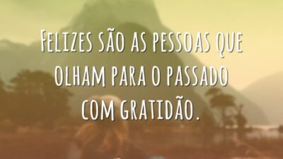 Felizes são as pessoas