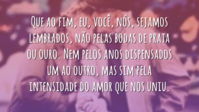 Intensidade do amor