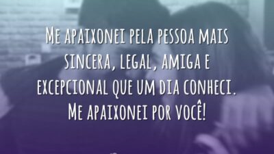 Me apaixonei pela pessoa