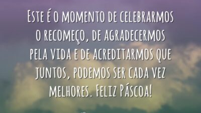 Momento de celebrarmos